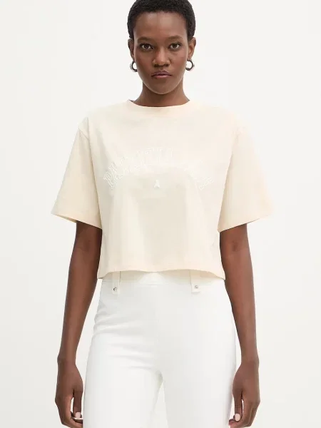 Patrizia Pepe Tricou | Cropped Fit bej