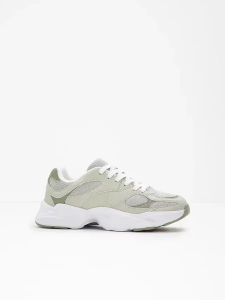 Sneakersy chunky zielone