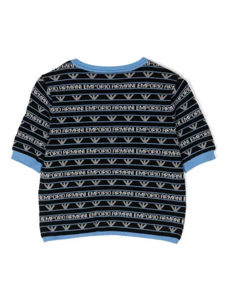 Top dziecięcy Emporio Armani czarny