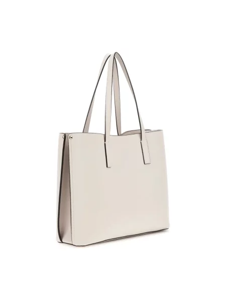 Shopperka Guess skórzana biała