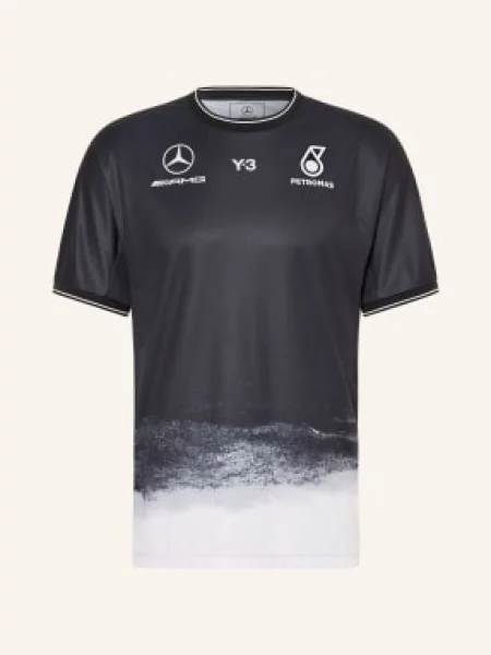 Tričko Mercedes Amg Petronas Formula One Team černá / šedá bílá