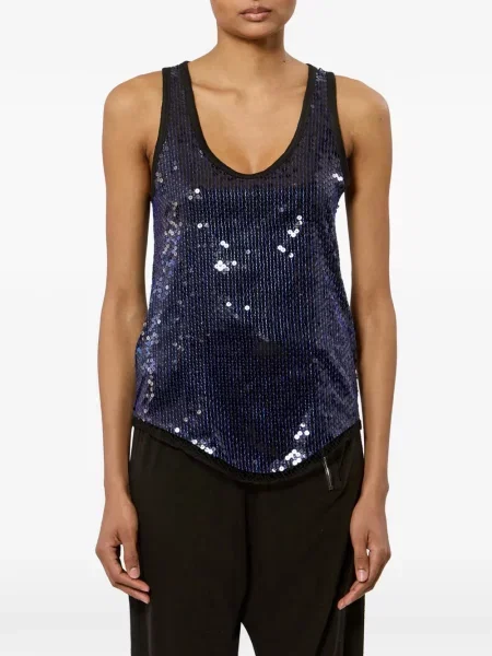 Top Isabel Marant albastru