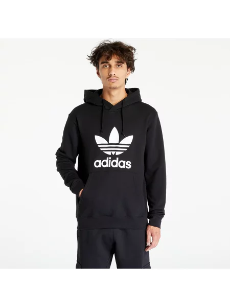 Adidas Суитшърт Adicolor Classics Trefoil Черен бяло