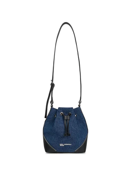 KARL LAGERFELD JEANS Geantă tip sac Rebel albastru închis negru