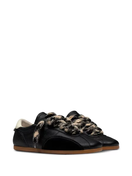 Sneakerși Represent din piele negru