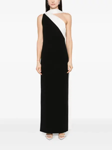 Maxi suknele Roland Mouret ant vieno peties juoda