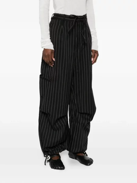 Pantaloni Y-3 cu dungi negru