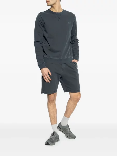 Hanorac Woolrich cu broderie albastru