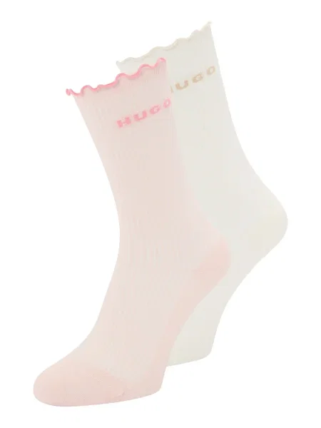 HUGO Nogavice / svetlo / pastelno roza / svetlo roza bež