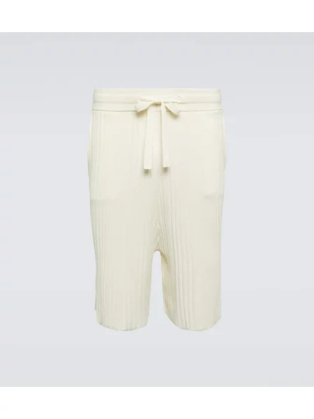 Szorty King And Tuckfield wełniane białe