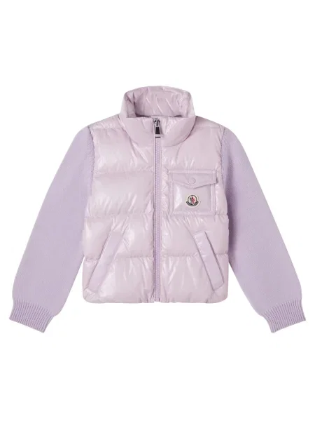 Gyerek kardigán Moncler Enfant lila