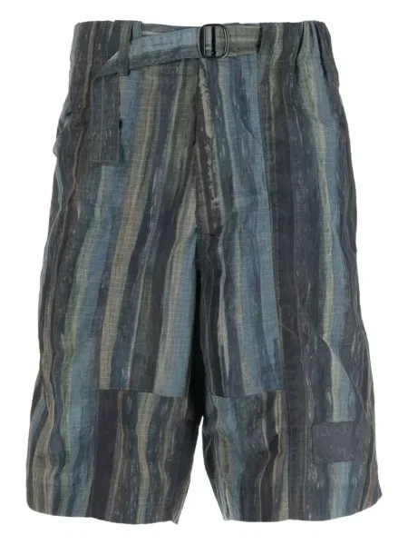 Pantaloni scurți Paul Smith cu dungi albastru