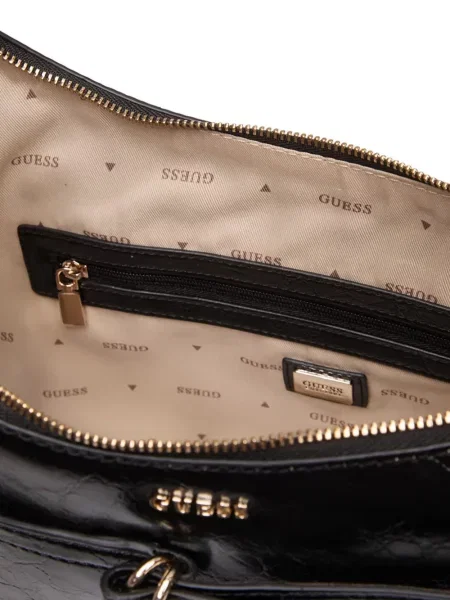Geanta hobo Guess negru