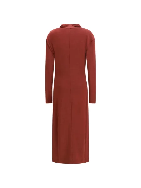 Rochie Brunello Cucinelli din jerseu roșu