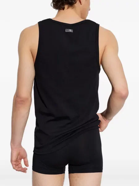 Vestă Mm6 Maison Margiela cu autograf negru