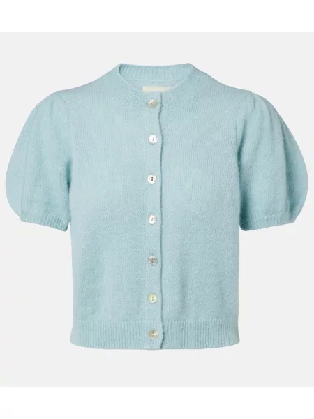 Cardigan Dôen de lână albastru