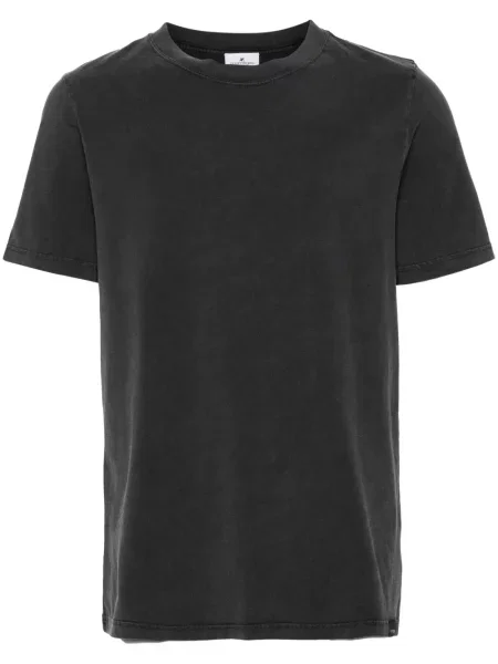 Tricou Courreges cu decolteu rotund gri