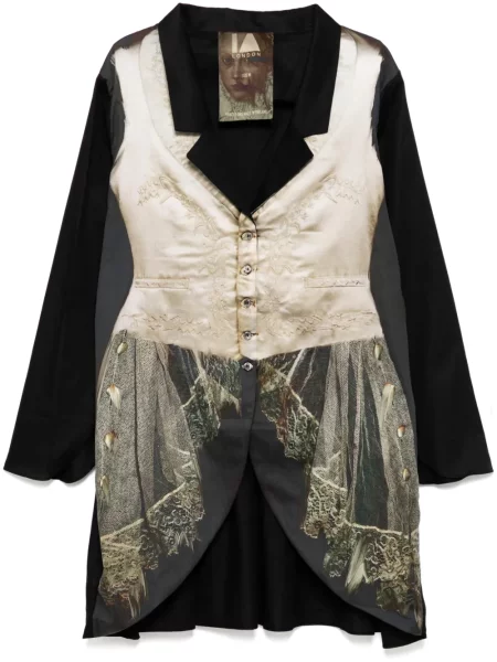 Sacou Ia London cu imagine negru