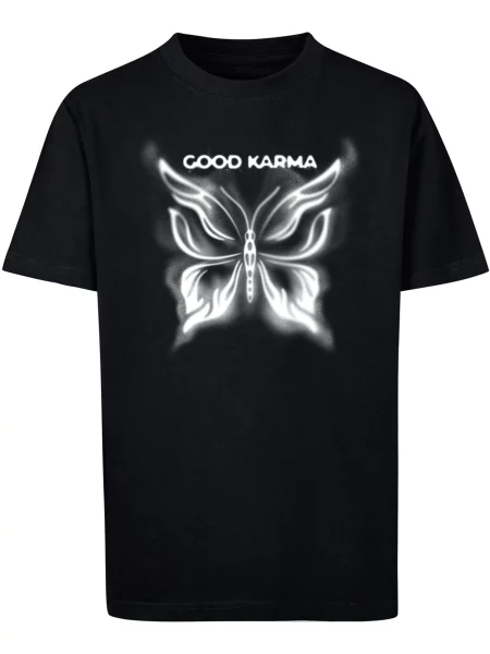 Chlapecké tričko Good Karma Butterfly černé bílé