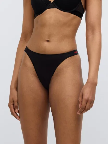 HUGO Chilot tanga negru