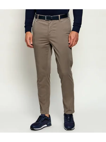 BOSS ORANGE Chino nadrág | Tapered fit narancsszínű