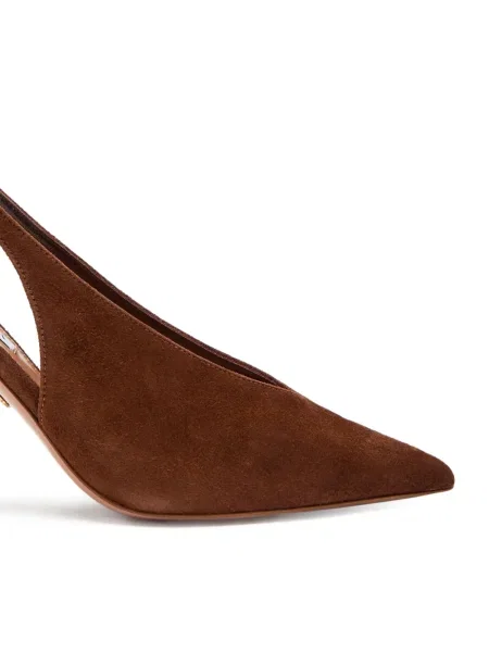 Pantofi cu toc Aquazzura slingback maro