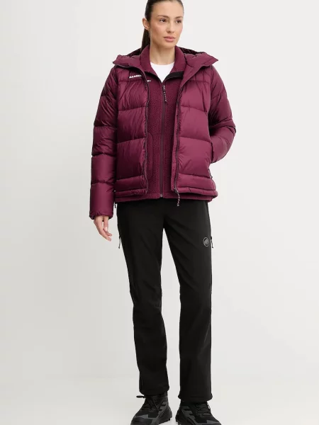 Mammut kurtka sportowa puchowa Glacier Glow zimowa bordowy