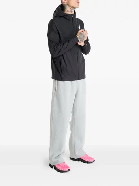 Top sportowy Nike prążkowany niebieski