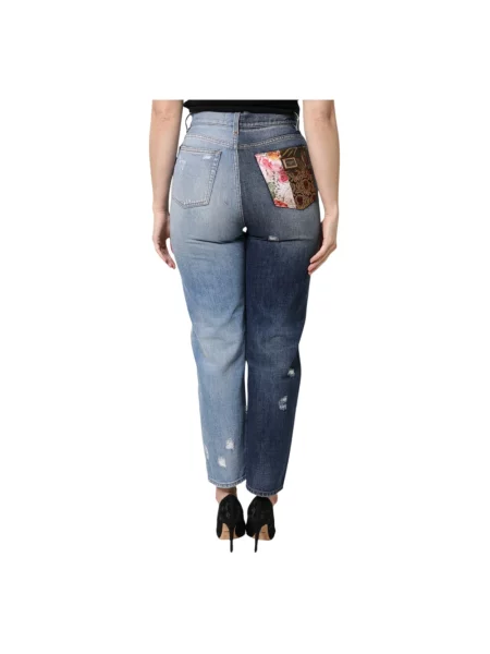 Jeansy Dolce And Gabbana niebieskie