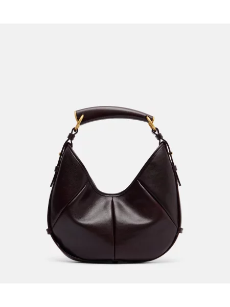 Geanta de piele Saint Laurent din piele bordo