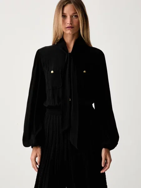 Twinset rochie evazată negru