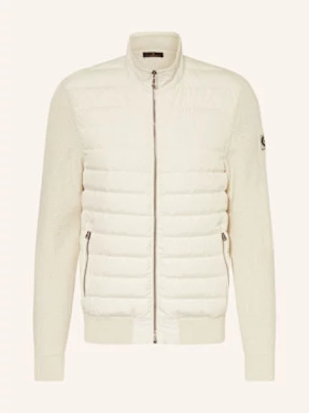 Belstaff Péřová Bunda Control Ze Směsi Materiálů krémová