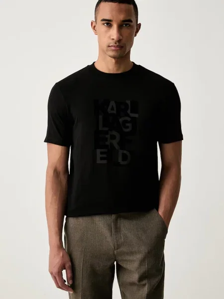 KARL LAGERFELD Tricou negru