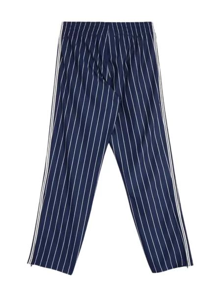 Dzianinowy sweter Adidas z dekoltem w serek do biegania niebieski