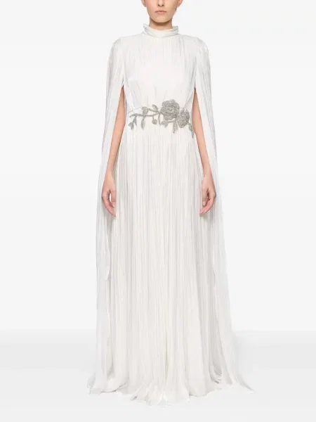 Rochie Ana Radu plisată alb