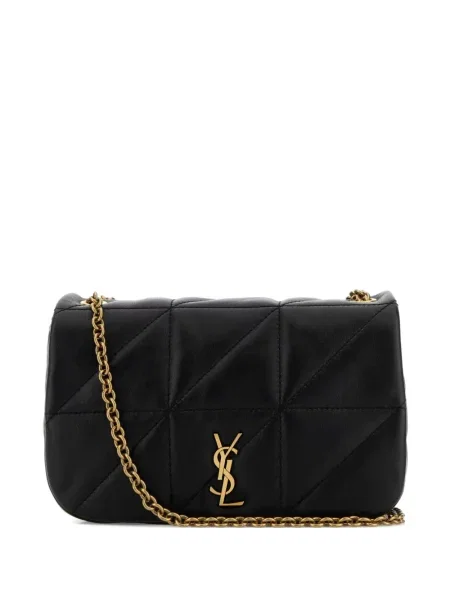 Colier Saint Laurent din piele negru