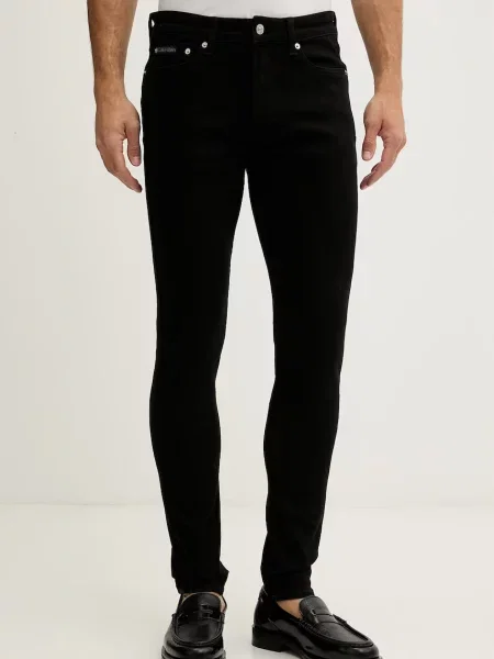 Calvin Klein Jeans blugi skinny pentru bărbați negru