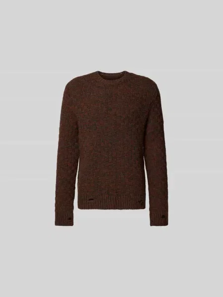 Sweter o kroju slim fit z mieszanki żywej wełny Mm6 Maison Margiela