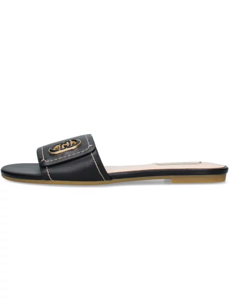 Liu Jo De piele șlapi SANDY 03 negru