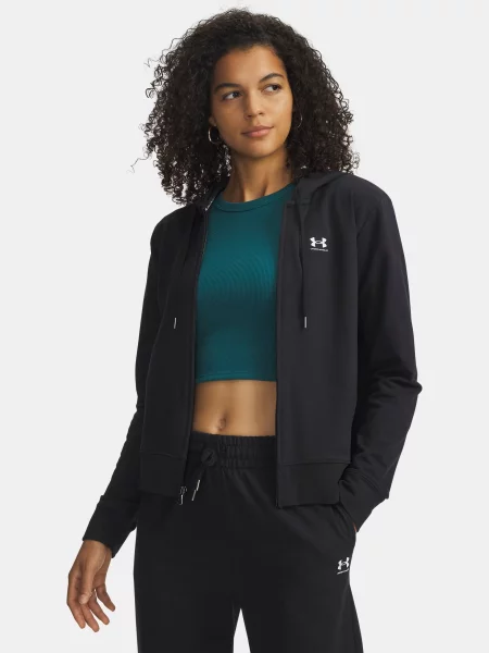 Under Armour UA Sport Terry FZ bluza z kapturem rozpinana XS czarna