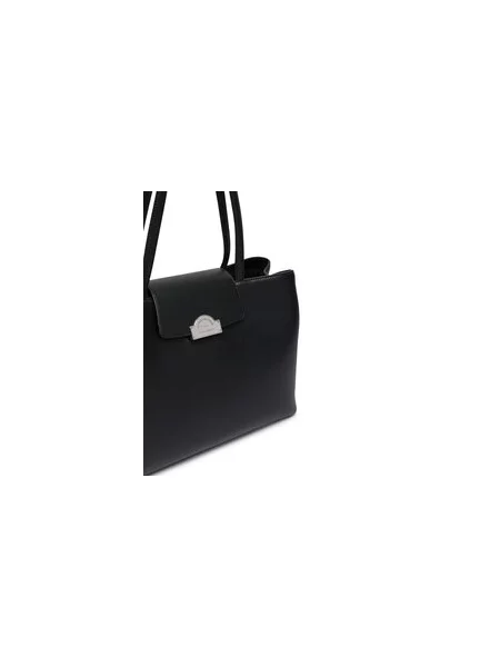Ročna torba KARL LAGERFELD črna