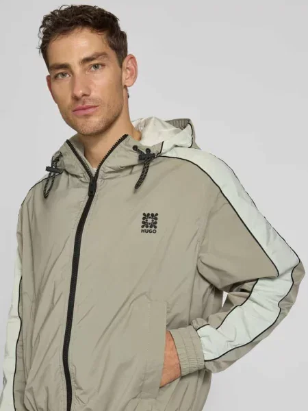 Kurtka w kroju regular fit z kapturem model Hugo