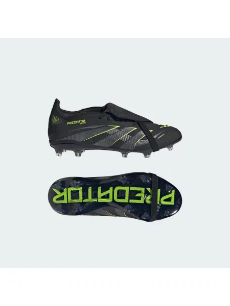 Predator Elite Fold-Over Tongue Firm Ground Boots Kids černé
