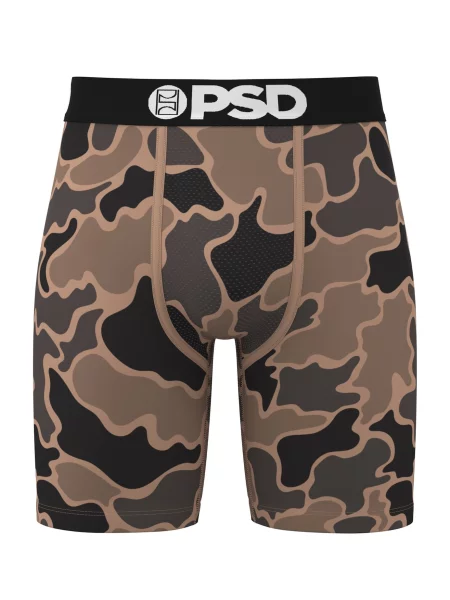 PSD Boxerky Duck Camo / tmavě hnědá