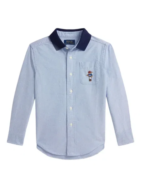 Koszulka polo dziecięca Polo Ralph Lauren niebieska