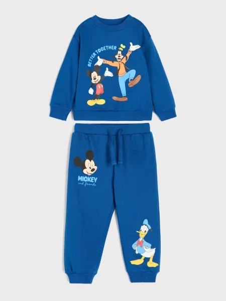 Sinsay komplet: mikina a kalhoty Mickey Mouse námořnická modrá