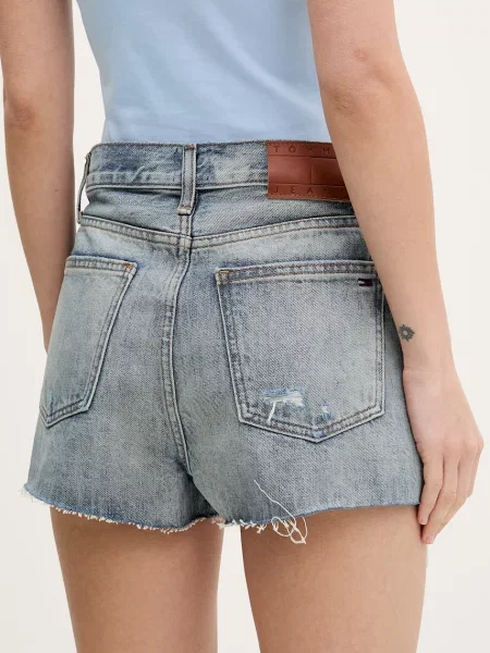 Tommy Jeans Szorty jeansowe niebieski
