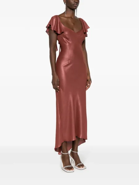 Rochie midi Parlor până la genunchi de costum maro