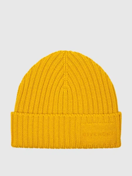 Шапка з вовни з логотипом Givenchy жовта