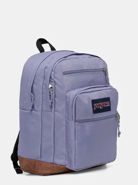 Однотонный большой рюкзак Jansport фиолетовый